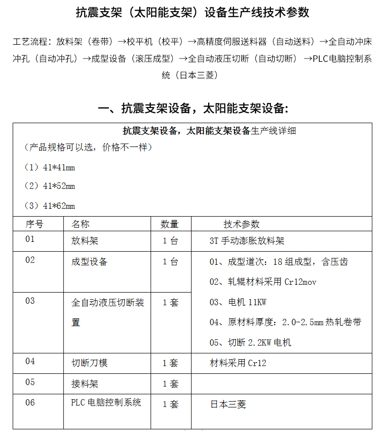 抗震支架生产线